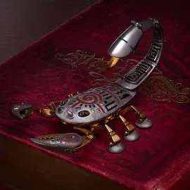 Сувенир из серебра "Знак зодиака - Скорпион Фараон"